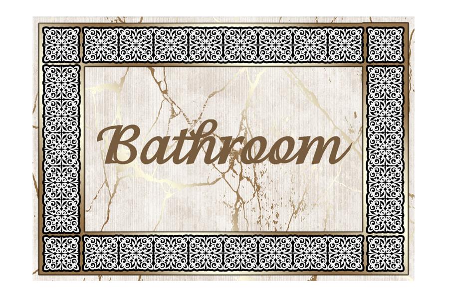 PRINTED WC\BATH MAT 7