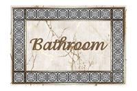 PRINTED WC\BATH MAT 7